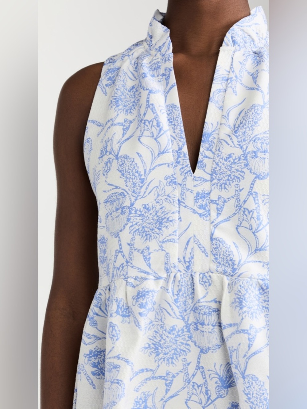 Amanda Uprichard Connolly Dress in English Blue - Size S - Picture 9 of 15